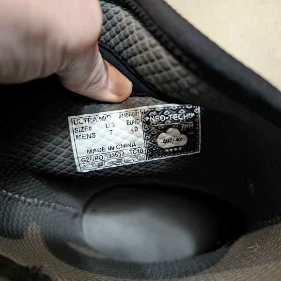 BOGS Mens 7 Nano-Tech Boots As Is - Picture 7 of 8